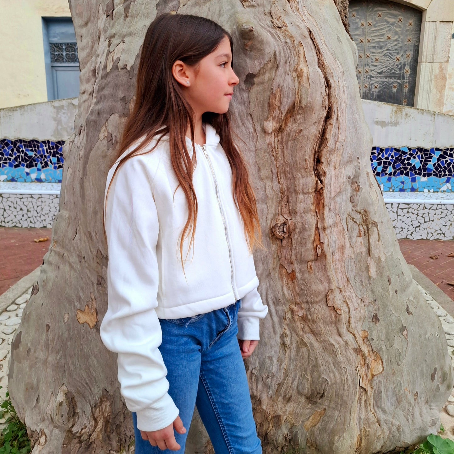 Sudadera Colette blanca 10-12 años