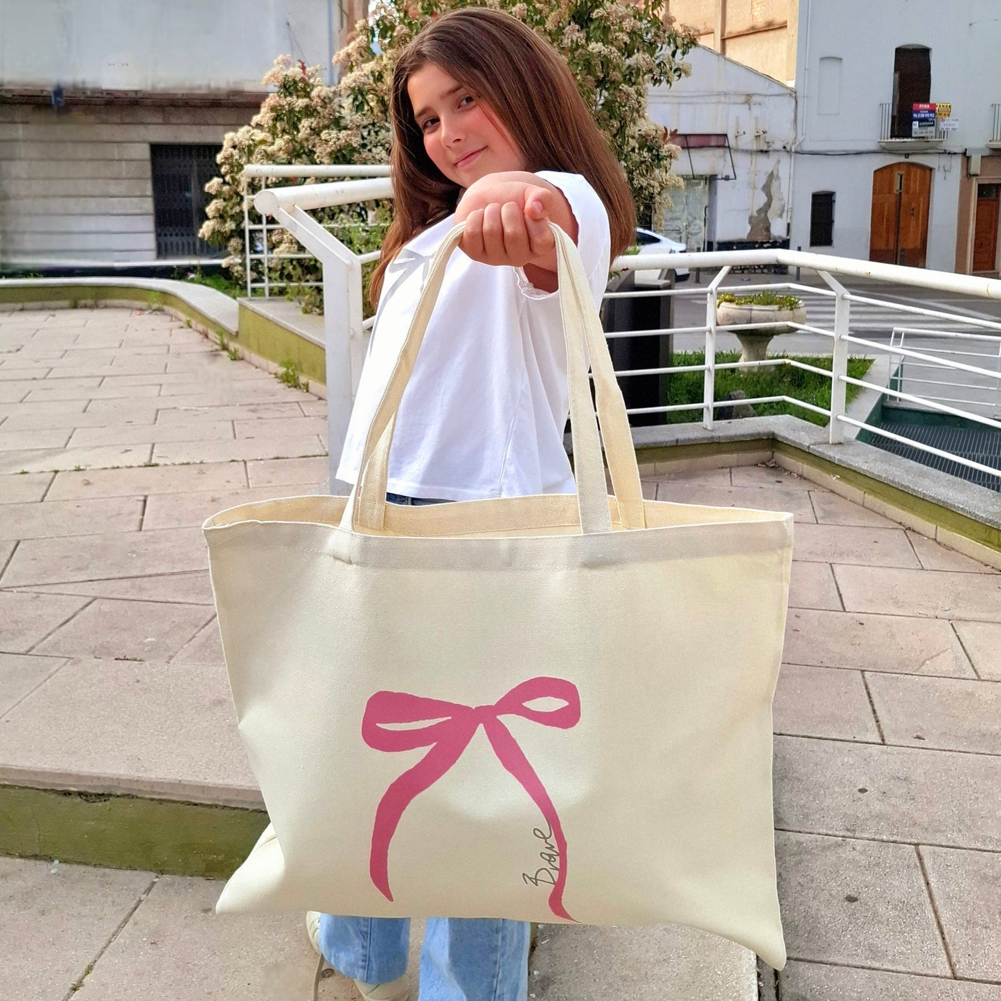 Tote bag Brave