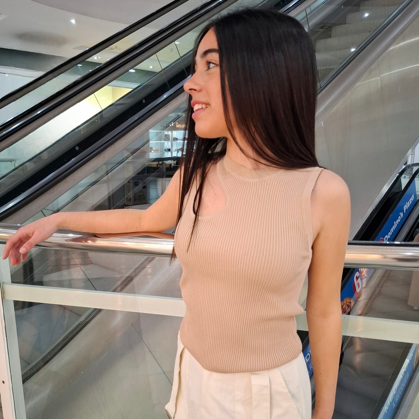 Top positiv Beige