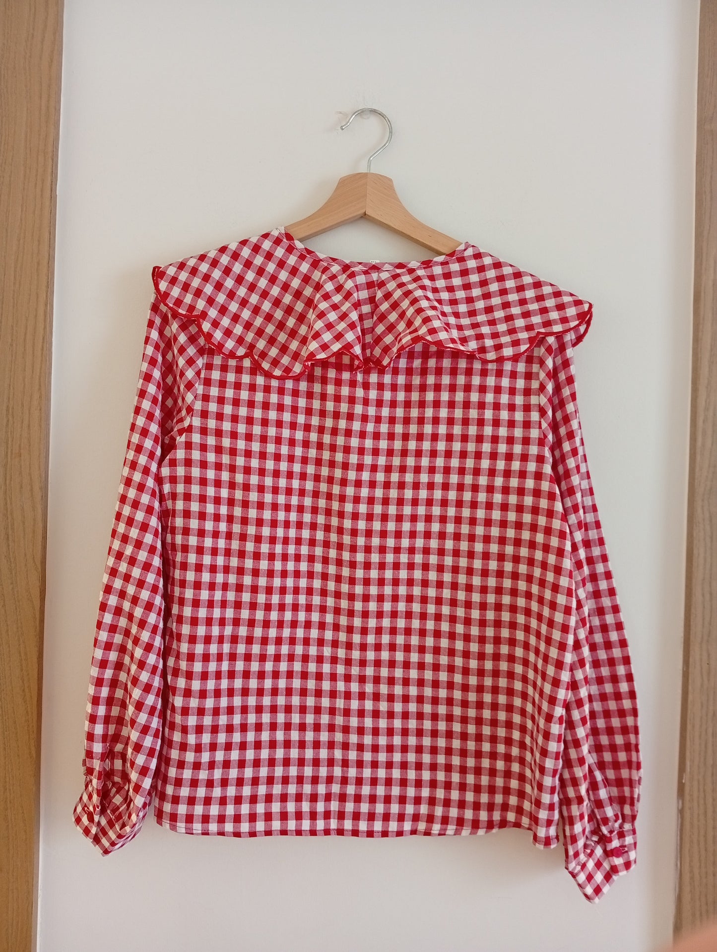 Camisa Vichy Rebel cuadros rojo