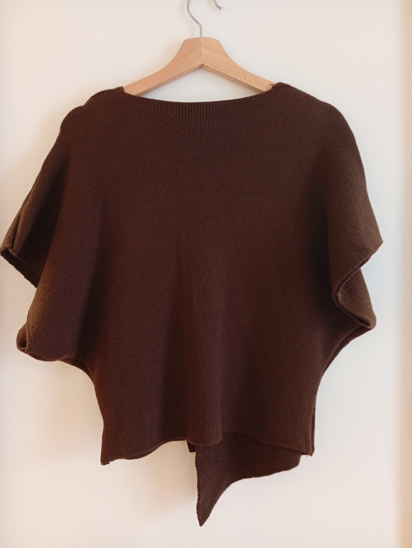 Chaleco Punto Chestnut color café