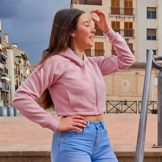 Sudadera Colette rosa teen