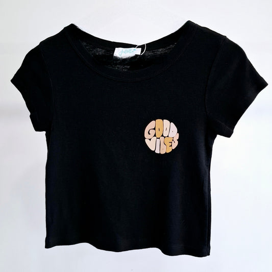 Camiseta Good Vibes negra